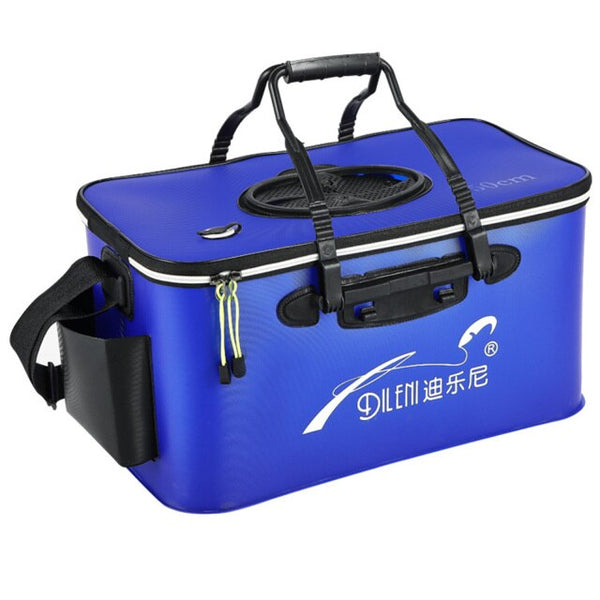 FOLDABLE WATERPROOF FISHING BUCKET-LIVE FISH CONTAINER – Grandview
