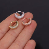 Sparkle Hoop Earring