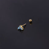 Trio Diamond Earring Barbell