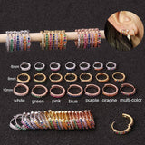 Huggie Hoop Earring Rainbow