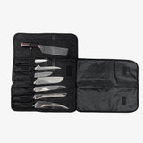 Master Chef Knife Set + Roll-up Knife Bag