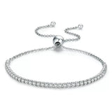 Sterling Silver Pave Bracelet