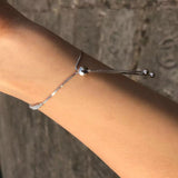 Sterling Silver Pave Bracelet