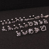 Flower Earring Barbell