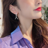 Falling star earrings