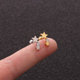 Floral Cartilage Earring Barbell