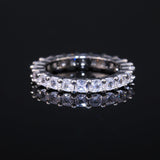 Eternity Pave Cubic Ring