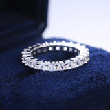 Eternity Pave Cubic Ring