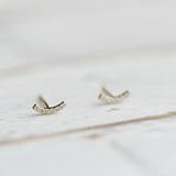 Mini Pave Smily earrings