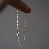 14k gold classic bracelet chain