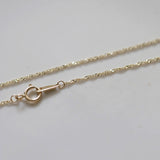 14k gold classic bracelet chain