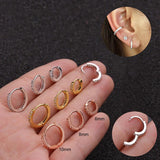 Huggie Hoop Earring (with Hinge)