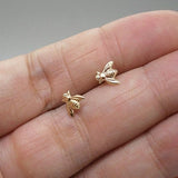 Tiny Honey Bee Ear studs