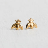 Tiny Honey Bee Ear studs