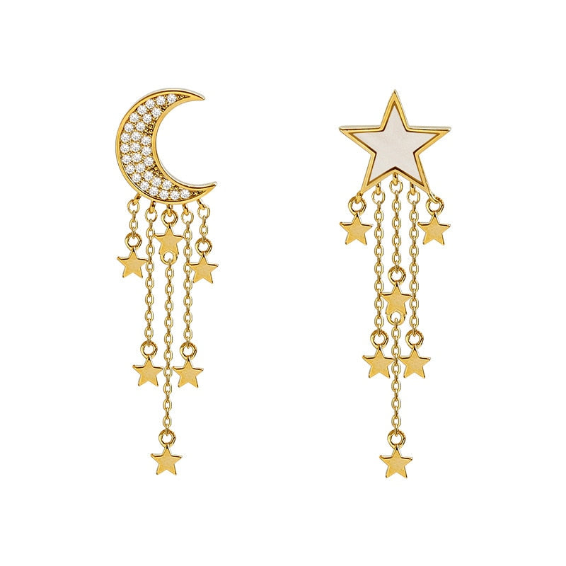 Celestial Chain Earrings