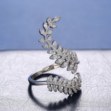 Celestial Olive Leaf Ring