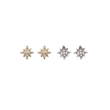 Sterling Silver Polar Star earrings