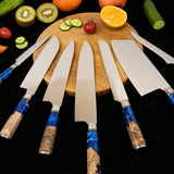 Executive Japanese Damascus Chef Knife Set