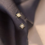 Sterling Silver Polar Star earrings