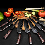 10-Piece SEIDO Japanese Master Chef Knife Set