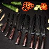 10-Piece SEIDO Japanese Master Chef Knife Set