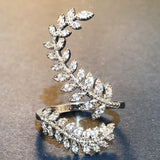 Celestial Olive Leaf Ring