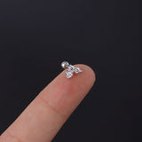 Trio Diamond Earring Barbell