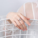 Sterling Silver Hug Ring