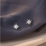 Sterling Silver Polar Star earrings