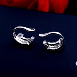 Pave eternity ear clip