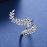 Celestial Olive Leaf Ring