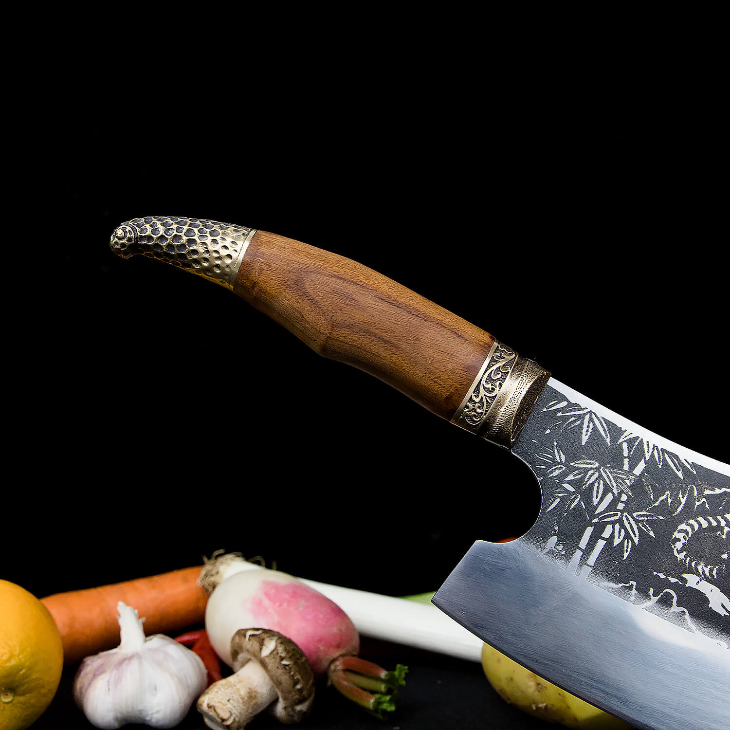 Tora Tsuki Chef Cleaver Knife