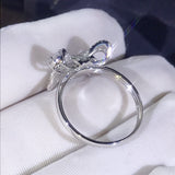 Sterling Silver Love Bow Ring