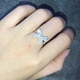 Sterling Silver Love Bow Ring