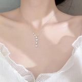 Dazzling Cubic Star Pendant Necklace