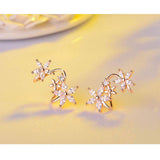 Floral Flower Studs Earrings