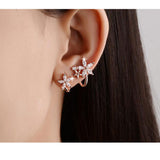 Floral Flower Studs Earrings