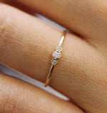 Simple Zirconia Rings