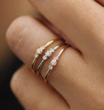 Simple Zirconia Rings