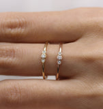 Simple Zirconia Rings