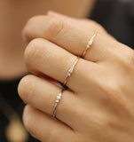 Simple Zirconia Rings