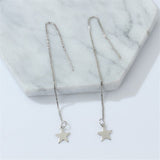 Long Star Tassel Earring