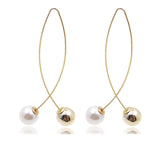 Loop pearls earrings