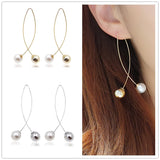 Loop pearls earrings