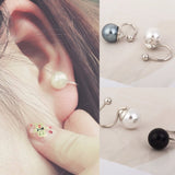 Pearl Ear Clip Earring