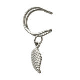 Vintage Leaf Clip On Earrings
