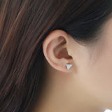 Minimalist Love Geometric Triangle Studs earrings