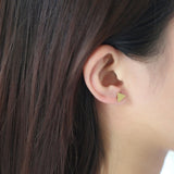 Minimalist Love Geometric Triangle Studs earrings
