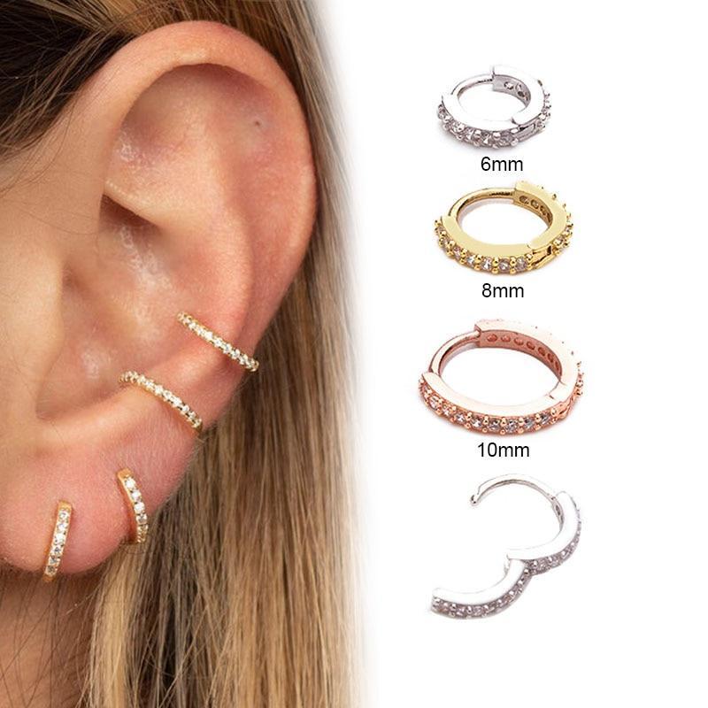 Huggie Hoop Earring (with Hinge)