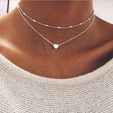 Minimalist Heart Necklace